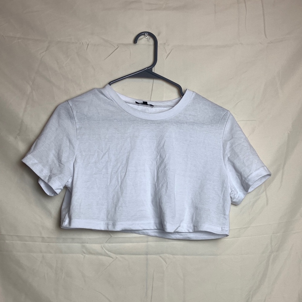 White Crop Top